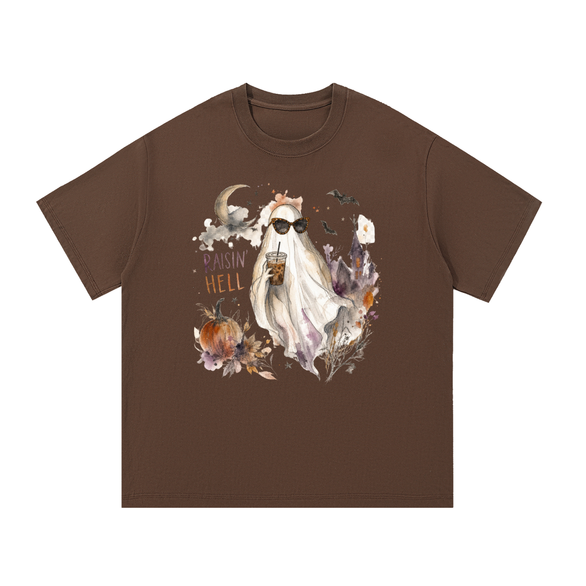 Raisin’ Hell Watercolor Ghost Tee