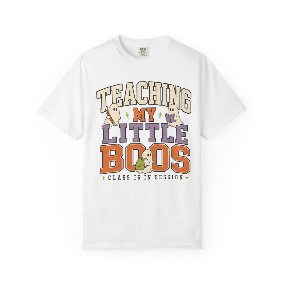 Teaching My Little Boos T-Shirt — Cute Halloween Teacher Tee