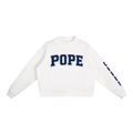Essential Fleece Mock-Neck Crew Sweatshirt
