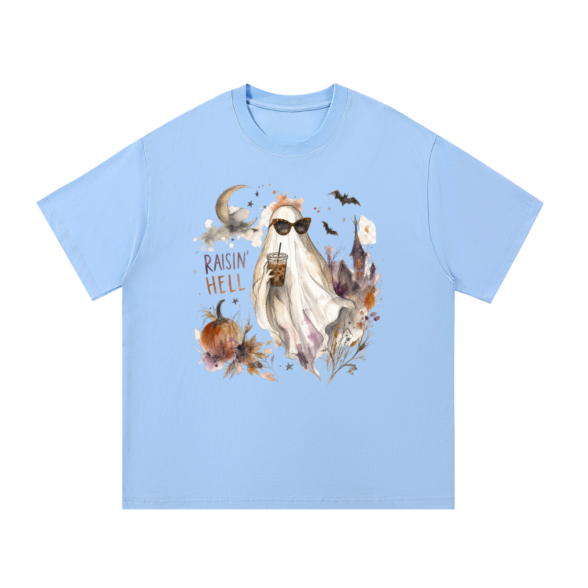 Raisin’ Hell Watercolor Ghost Tee