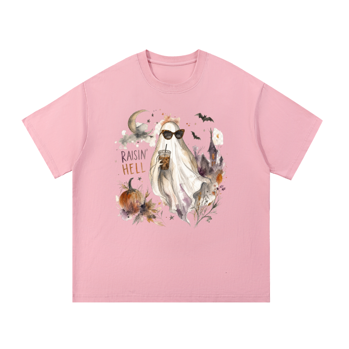 Raisin’ Hell Watercolor Ghost Tee
