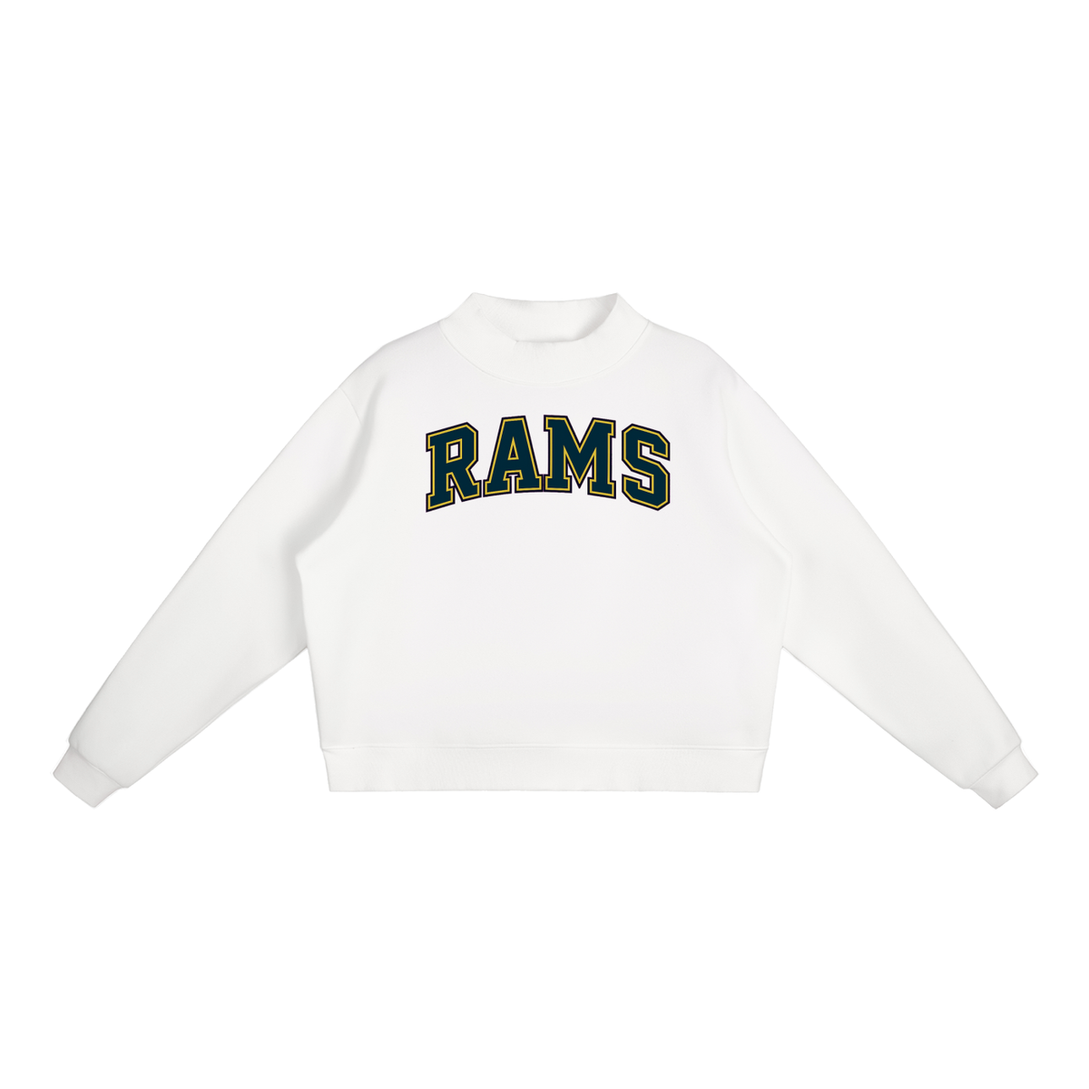 Rams Sideline Mock Neck Sweatshirt