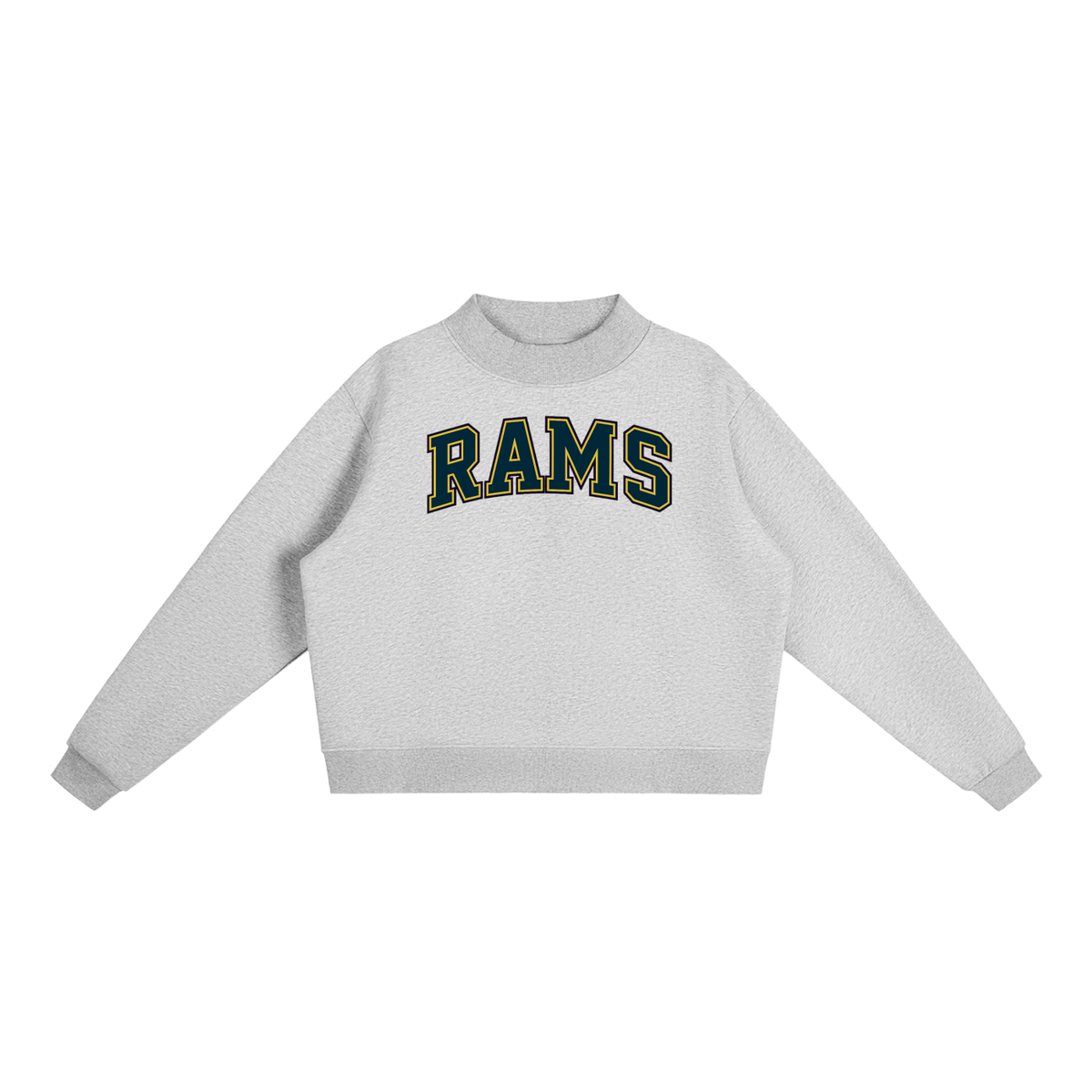Rams Sideline Mock Neck Sweatshirt