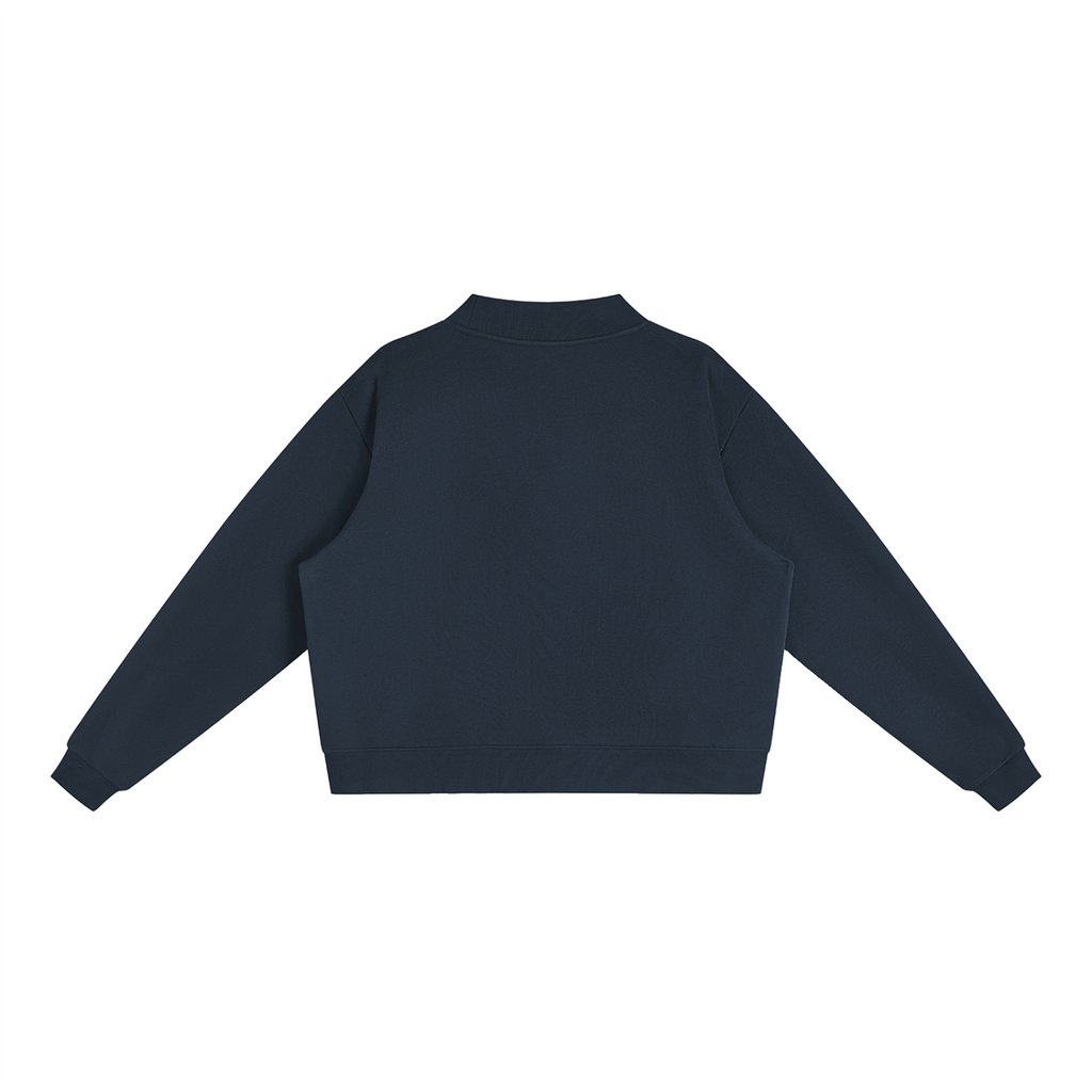 VIKINGS Essential Fleece Mock-Neck Crew Sweatshirt