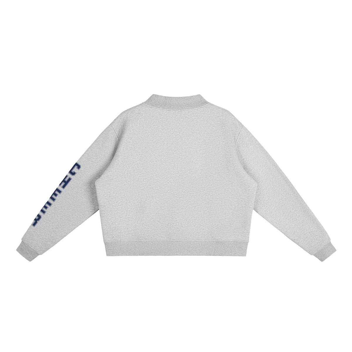 Essential Fleece Mock-Neck Crew Sweatshirt