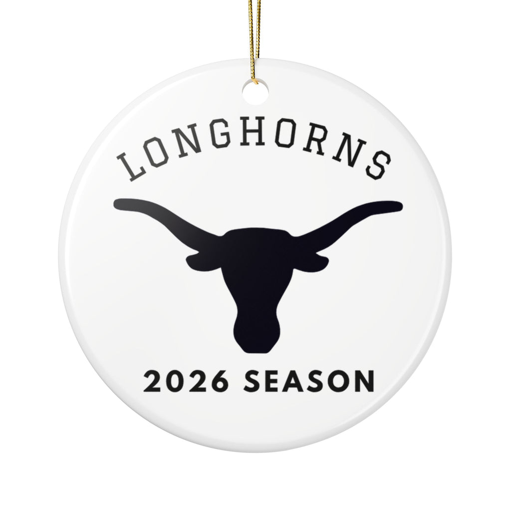 Personalized Longhorns Cheer Photo Ornament | 2026 Season