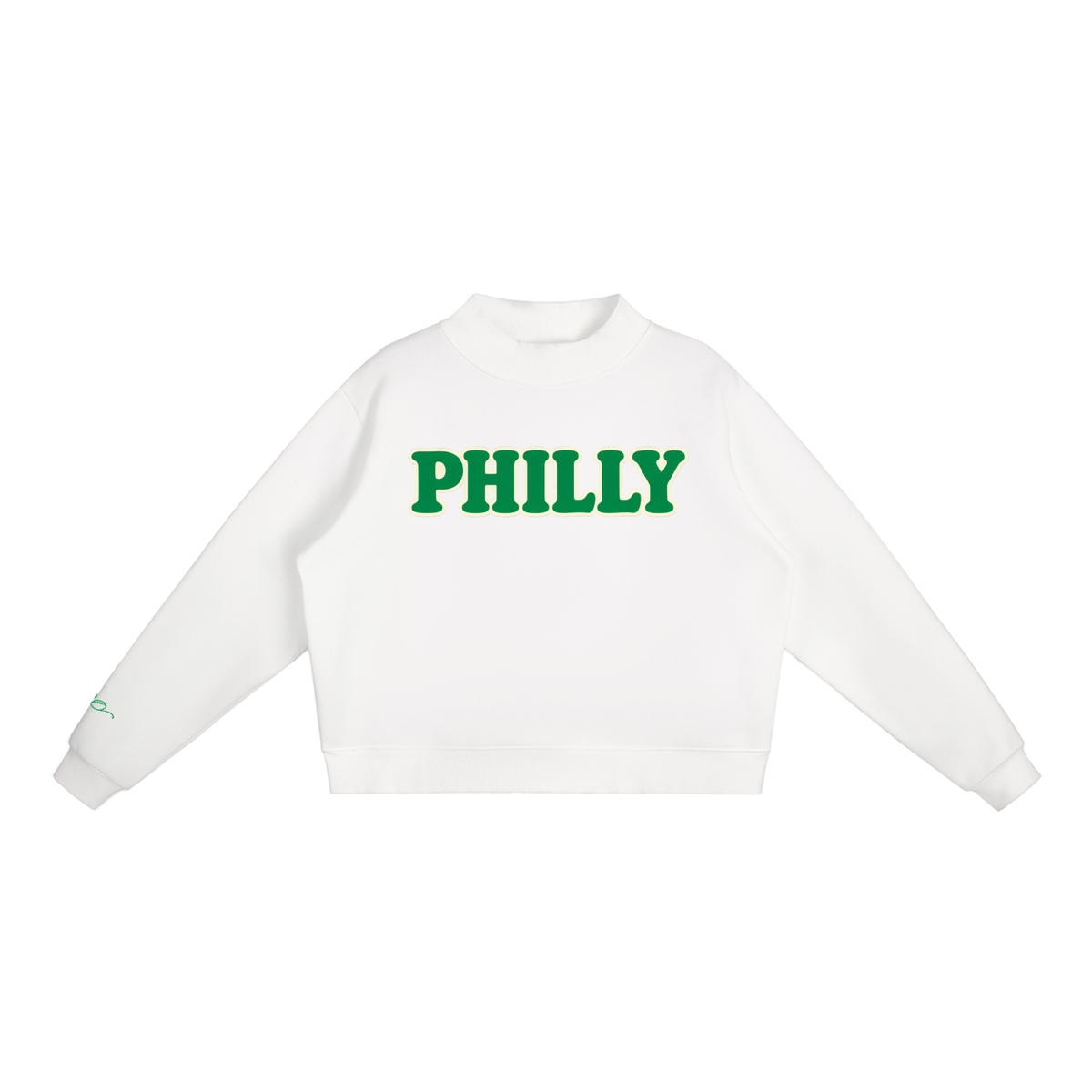 Philly Go Birds Retro Mockneck – Front + Back Design