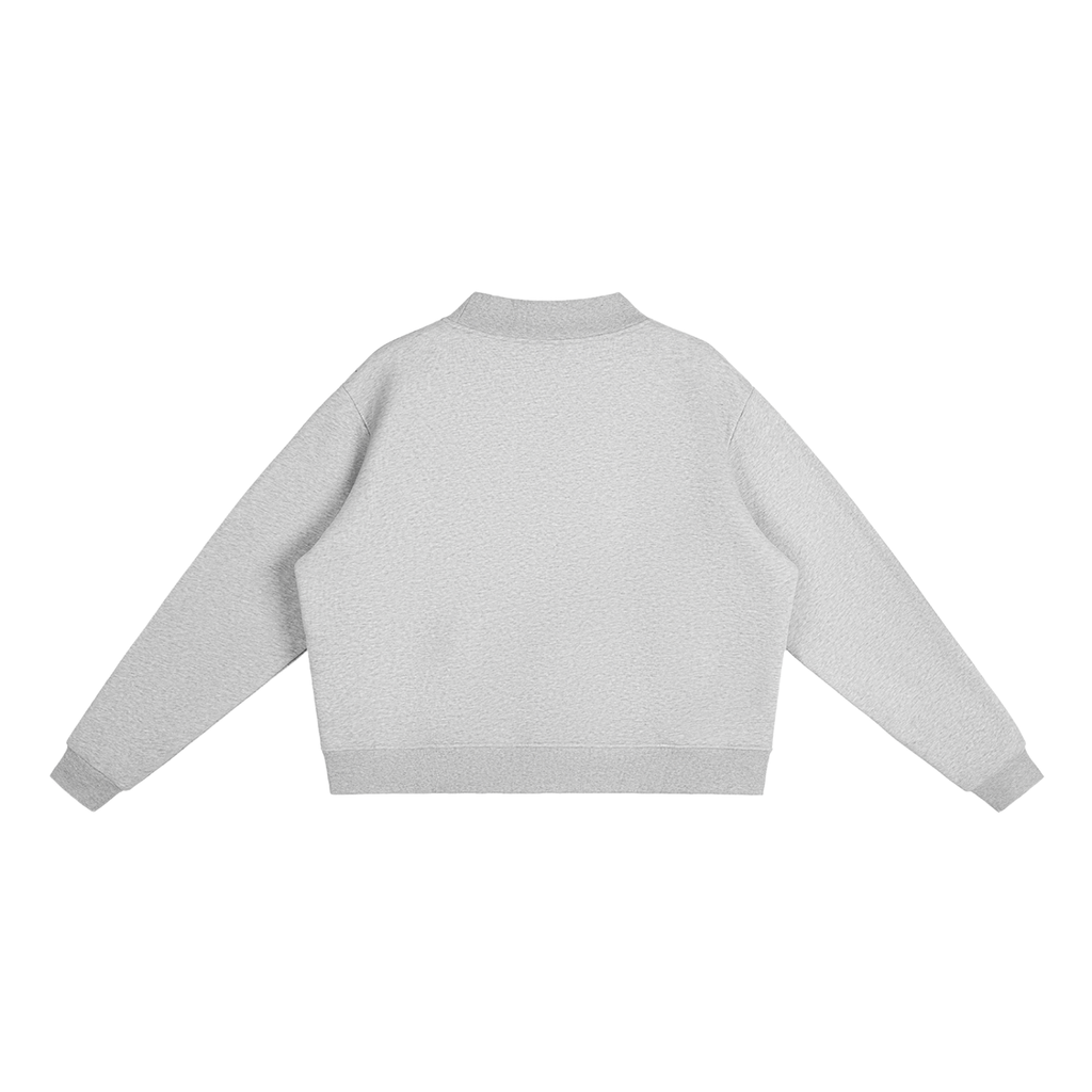 Adult Muted Drip Football Crewneck