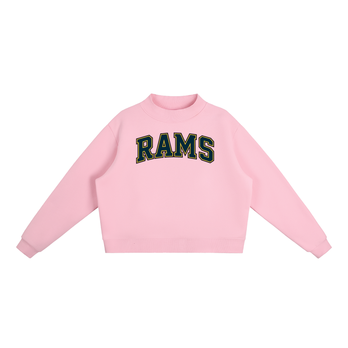Rams Sideline Mock Neck Sweatshirt